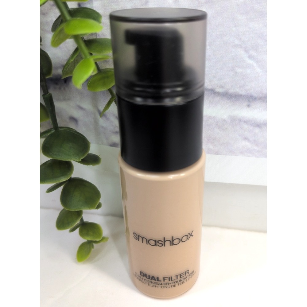 SHADE 6 FAIR LIGHT WARM🥰NEW Smashbox Dual Filter 2 in 1 Concealer Foundation